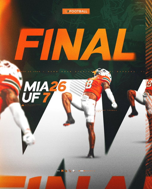 IT’S GREAT TO BE A MIAMI HURRICANE! 🙌 