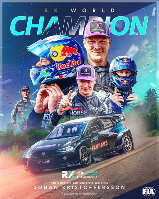 JOHAN KRISTOFFERSSON IS AN 8-TIME WORLD CHAMPION!

🏆🏆🏆🏆🏆🏆🏆🏆

#WorldRX 
