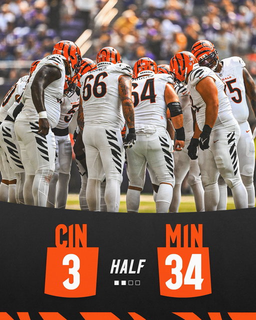 At the half. 