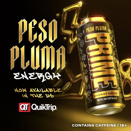 NEW @ElPesoPluma PRIME ENERGY Flavor is LIVE️ NOW at @QuikTrip &amp; other select retailers! ⚡️ https://bit.ly/3Ec5CAC 