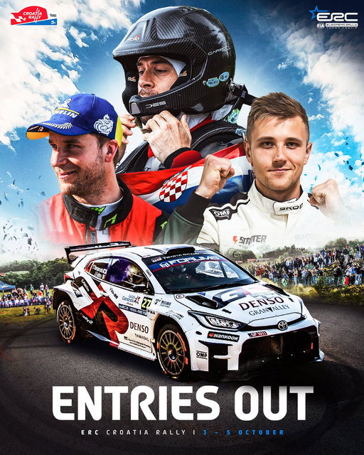 Croatia, here we come! 🤩🇭🇷

5️⃣0️⃣ crews will chase FIA European Rally Championship success when @CroatiaRally returns to the ERC schedule as the season finale next week! 🤯

Read more on https://t.co/4BPBButiKK 🔗

#CroatiaRally #FIAERC 