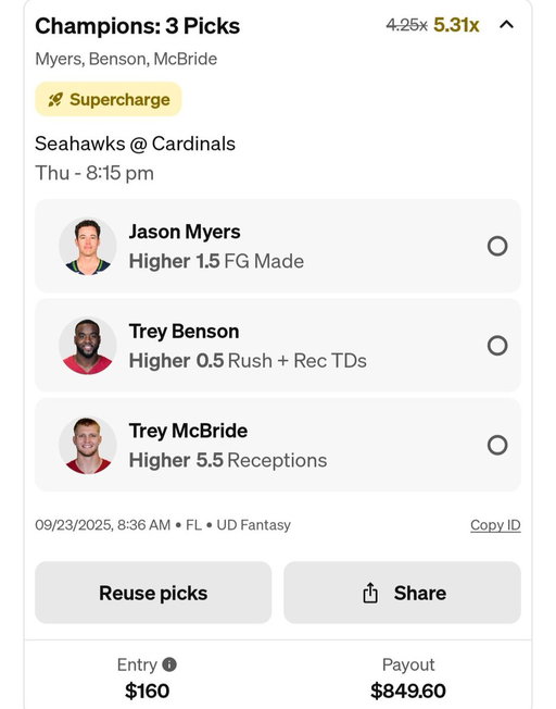 Dropping an early TNF. No MLB today. Maybe mlb tomorrow. @Zirksee 
Use code ZIRK+get $50 in funds after your first $5 entry! https://t.co/acAKAFKNhK 