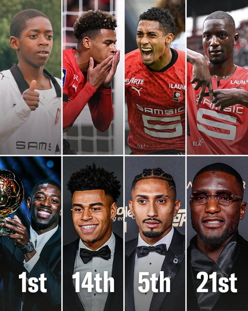 From Rennes to the Ballon d’Or ✨ 