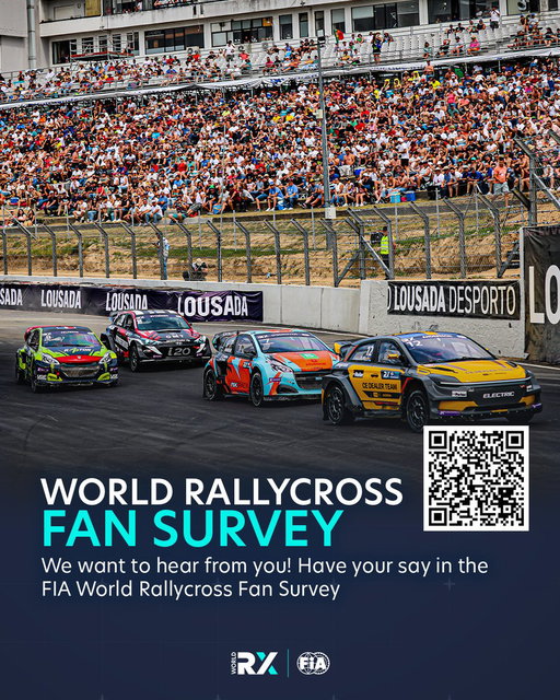 World RX Fans - we want to hear from you!

Have your say and help shape the future of rallycross.

➡️ https://t.co/DtL6s3TwEw

#WorldRX 
