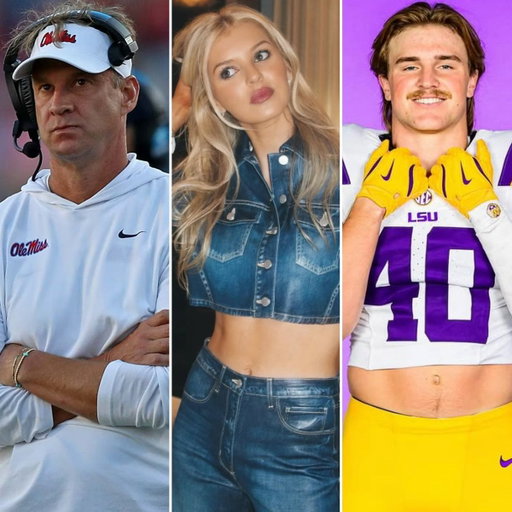 Lane Kiffin’s week just turned into peak SEC drama 😭

His daughter’s new boyfriend? An LSU linebacker he has to face on Saturday.

At the same time, Sydney Thomas just revealed he once slid into her DMs with “Roll Tide.” 💀

A thread 🧵 