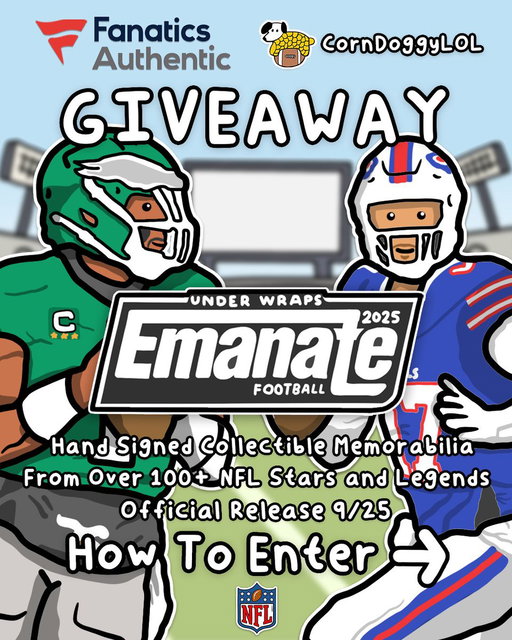 Introducing your 2025 @NFL #Emanate Cover Athletes via @CornDoggyLOL, @JalenHurts and @JoshAllenQB 🏈

We’re giving away our Second Edition of #NFL Emanate to one grand prize winner 👀 Like this post, make sure you’re following both accounts & comment the player you want to win! ⬇️