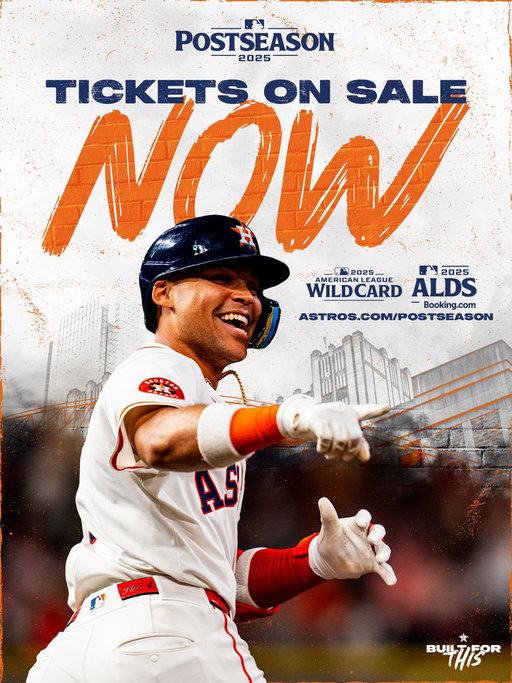 Tickets for the Wild Card and Division Series are on sale now! 