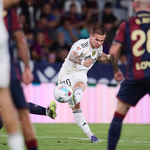 18-year-old Franco Mastantuono scores his first goal for Real Madrid, becoming the third youngest goalscorer in the club’s history. 