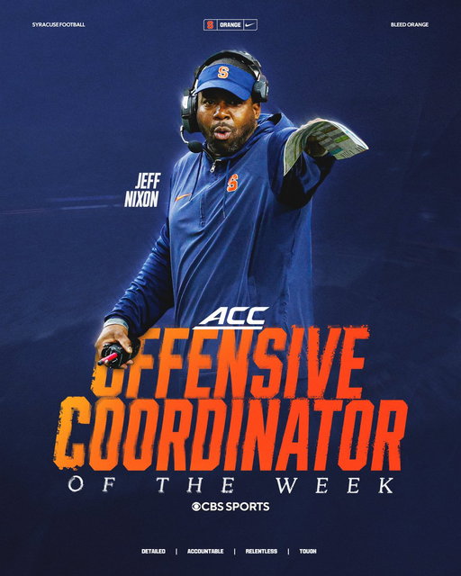 The mastermind @CoachNixon_Cuse 

@CBSSports 