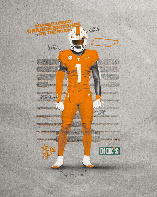 orange jersey. 
orange britches.
on the road.

#GBO 🍊| @DICKS 