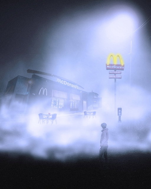 the fog closes in… on the Silent Hill McDonalds 