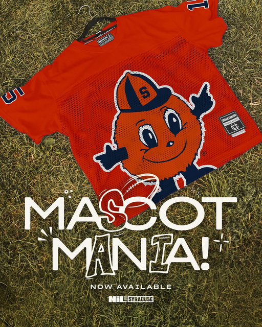 We are excited for this!

Otto’s lovable charm is now featured on a jersey! Our new Mascot Mania collection gives you the chance to support Syracuse with the same spirit as @TheOttoOrange! 

 Shop and show love to the Orange: https://t.co/KnQimFwCwo 