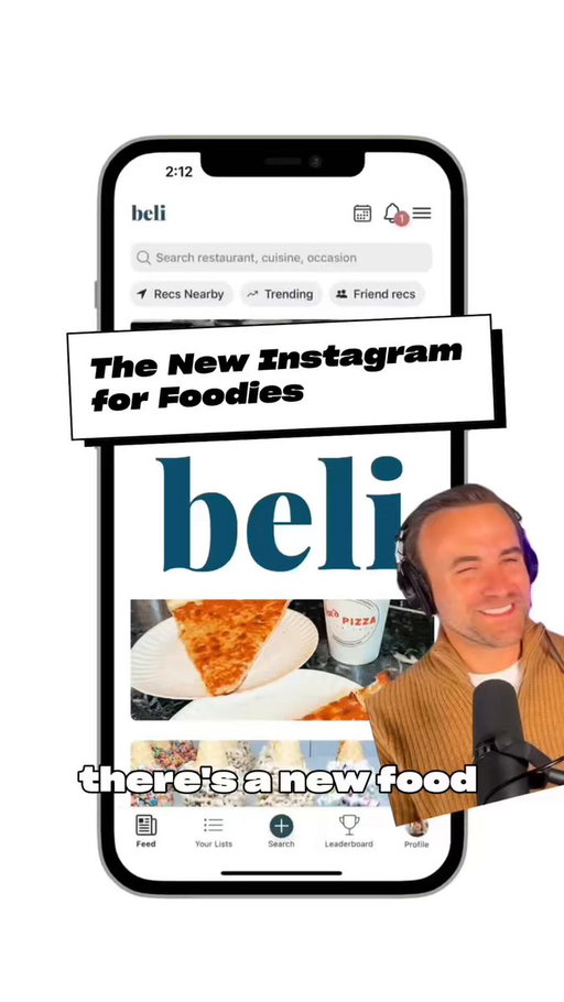 If IG &amp; Yelp had a baby, it would be Beli… 