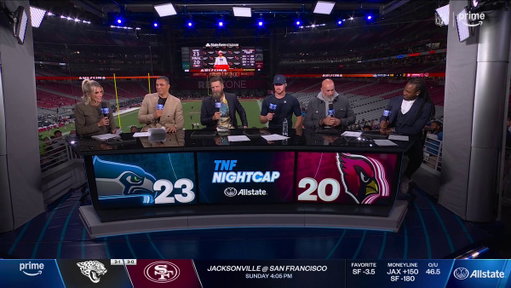 So subtle, Mr. Darnold, so subtle. 😅 #TNFonPrime 