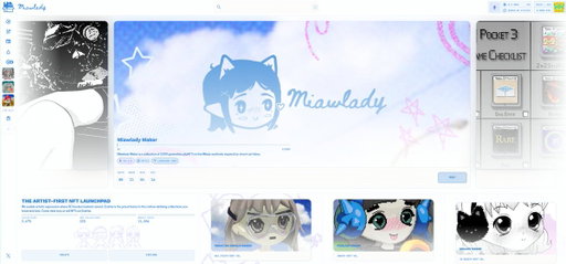 New homepage who dis?

Its a miawlady makeover

@MiawladyMaker public mint starts in 11 hours 