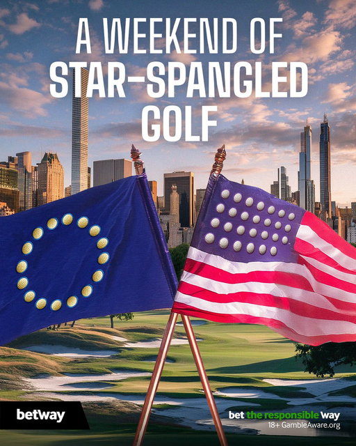 The stage is set for the Ryder Cup! The US hosts a European side driven by pride, chasing their first away win since 2012. The Americans hold the edge, with 27 victories to Europe's 16. 

Can Luke Donald's team rise to the challenge and retain the coveted trophy? 🏆
 
18+ | GambleAware