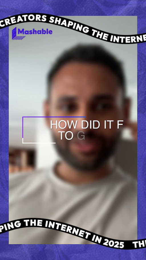 Arun Maini, aka @Mrwhosetheboss, spent years reviewing tech before one video finally blew up. 

We sat down with him to hear all about that shocking moment and the first person he called to celebrate. 

Spoiler, it was his mom.

Meet #Mashable101: the creators and builders defining digital culture in 2025. See who made the list.