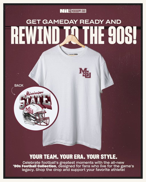 The Cleanest Look In The SEC
Interlocking White Out 🧊 ❄️ 
https://t.co/N67y3dWExB
#hailstate #MSU 