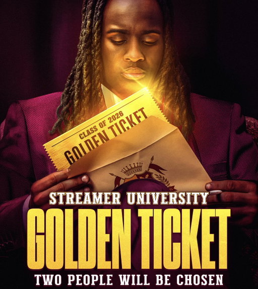 TONIGHT AT 8PM EST I WILL BE SELECTING TWO PEOPLE FOR STREAMER UNIVERSITY 2026 BE THERE🏫 