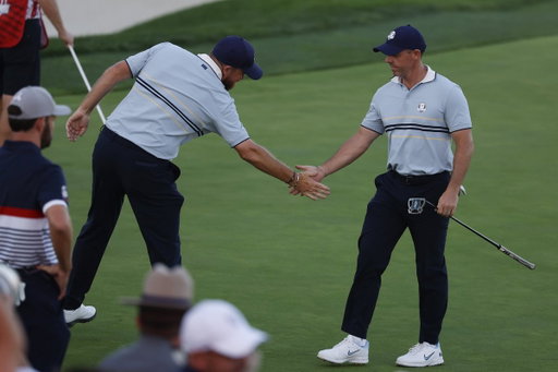 We go again tomorrow @RyderCupEurope 🇪🇺 