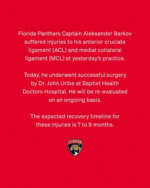 An update on the Captain. 