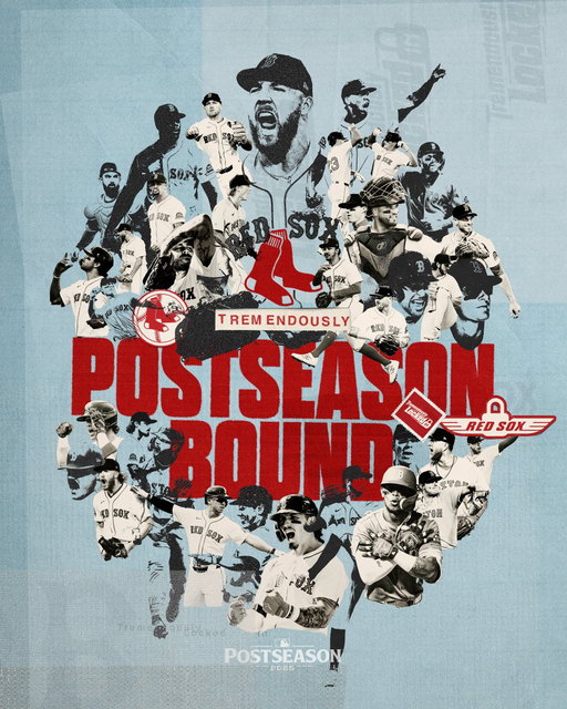 YOUR BOSTON RED SOX ARE POSTSEASON BOUND! 