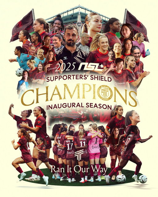 History made 🏆
AFC Toronto: the inaugural NSL Shield winners

Toronto, this one’s for you ♥️

#AFCToronto | #RunItOurWay 
