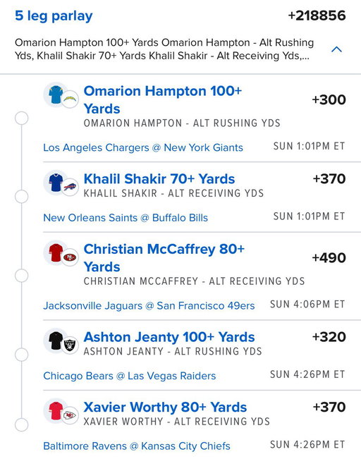 This shit is NOT hitting - but imagine it did !? 🏈☢️

Link via @Playbook FD 🔗

#NFLPicks #GamblingX 