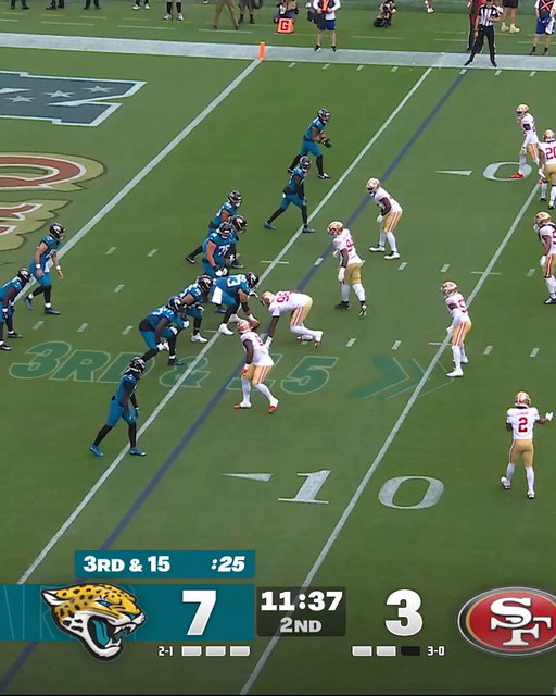 Travis Hunter 🤯

#JAXvsSF on FOX 