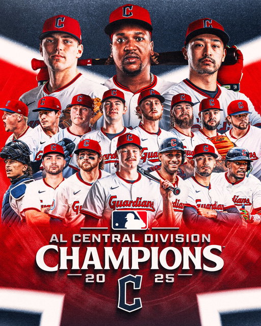 For the second year in a row, the American League Central runs through Cleveland.

#GuardsBall 