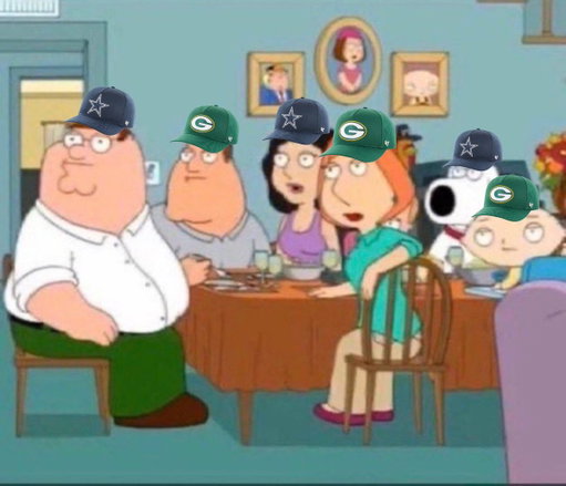 Cowboys and Packers fans right now after the TIE 