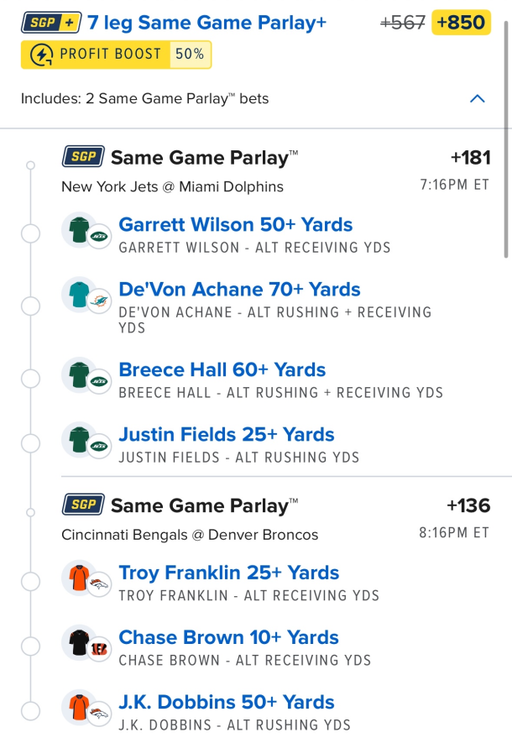 MNF Double Header Play (+850 with Boost) 🏈🔥

❤️100 Likes for a NUKE ☢️
🔗via @Playbook 

Lets keep this hot streak going shall we !??

#NFLPicks #GamblingX 