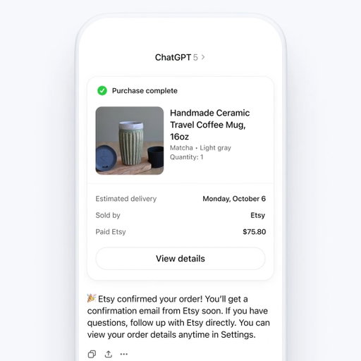 We’re codeveloping an open standard for agentic commerce with @OpenAI.

The Agentic Commerce Protocol enables programmatic commerce flows between buyers, AI agents, and businesses. Instant Checkout in ChatGPT is powered by this protocol. ⤵️ 