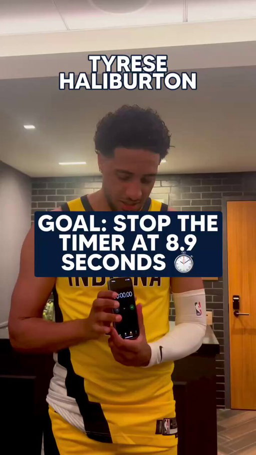 stop the timer at 8.9 seconds ⏱️

Tyrese Haliburton: 