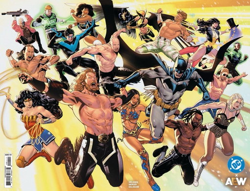 AEW and @DCOfficial join forces for a groundbreaking comic book crossover that unites two powerhouse universes in a bold new storytelling experience, launching with a special preview edition available exclusively to fans at New York Comic Con.

For more information, visit: https://t.co/u17EhwgcTf
