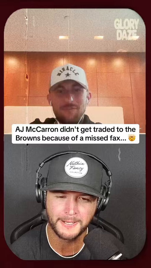 AJ McCarron was traded to the Browns at the deadline but Cleveland forgot to send the fax… 