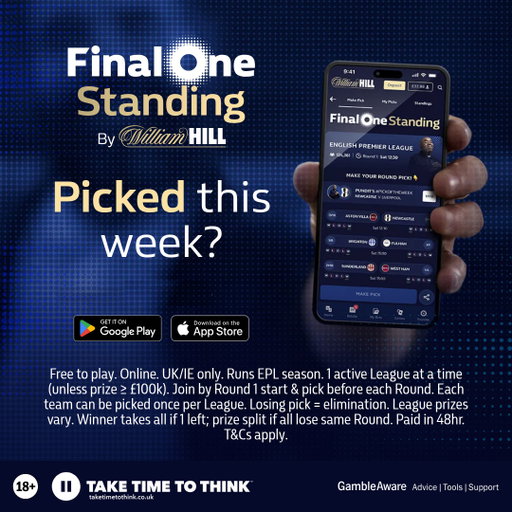 Deadline to enter the smaller jackpot is 8pm tomorrow! Even if you're knocked you can still win 50K! 

I'm going for Liverpool!

https://t.co/8HuXhgCzlX  #ad 

18+. UK &amp; Ireland Only.   Please gamble responsibly. GambleAware.  

📷@WilliamHill 