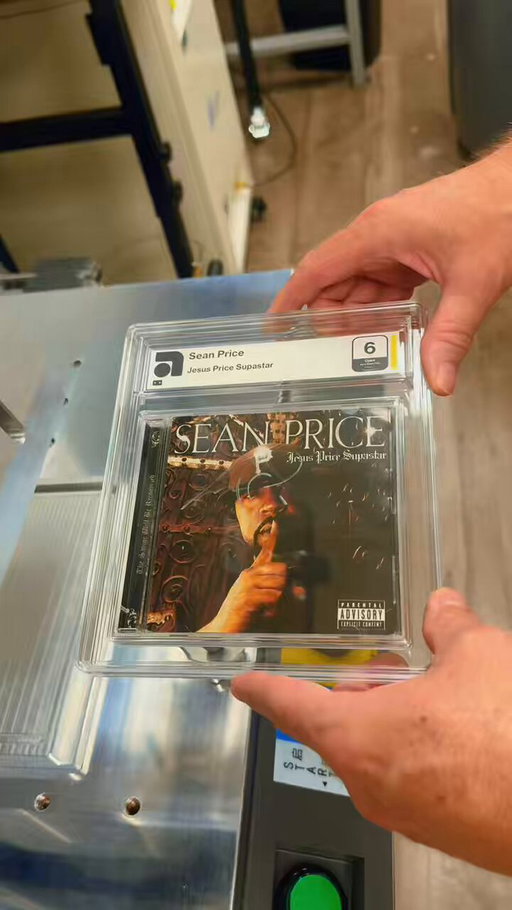 AMG has now made a Sonic Welded CD case! This is the first CD to be encased. We are the only company to offer Vinyl, Cassette, CD &amp; even 8-Track Sonic welded cases. Here at AMG we believe innovation is key ! #seanprice #innovation #invention #collectibles #technology 