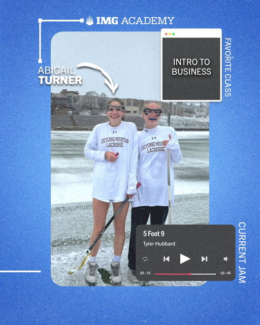 ✈️👯‍♀️ From the lacrosse field to flying lessons, these sisters are chasing big dreams together. Meet Abigail &amp; Madison Turner , C/O 2026 lacrosse student-athletes at IMG Academy‼️ 