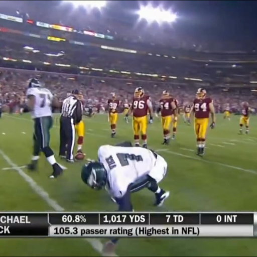 Michael Vick 413 YDS, 6 TD vs WAS Week 10 MNF 2010 