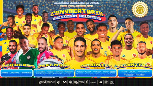 🎥 ¡𝐐𝐮𝐞́ 𝐬𝐞 𝐯𝐞𝐧𝐠𝐚 𝐞𝐥 𝐣𝐮𝐞𝐠𝐨! 🕹️

Ellos son los 𝐜𝐨𝐧𝐯𝐨𝐜𝐚𝐝𝐨𝐬 por 𝐍𝐞́𝐬𝐭𝐨𝐫 𝐋𝐨𝐫𝐞𝐧𝐳𝐨 para los 𝐚𝐦𝐢𝐬𝐭𝐨𝐬𝐨𝐬 🆚 🇲🇽 y 🇨🇦 para esta 𝐅𝐞𝐜𝐡𝐚 𝐅𝐈𝐅𝐀 de 𝐨𝐜𝐭𝐮𝐛𝐫𝐞

🔗 https://t.co/0T1MIsDfUG

#LaSeleNosUne 🇨🇴 