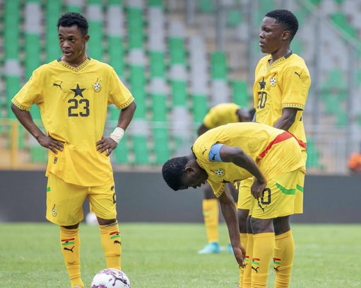 ⏱️ 𝗙𝗨𝗟𝗟 𝗧𝗜𝗠𝗘 — Nothing separates the two sides after 90 minutes in Yamoussoukro. We head straight to penalties in the WAFU B U-17 Final. 🏆

🇬🇭 Ghana U17 0️⃣–0️⃣ Côte d’Ivoire U17 🇨🇮

#BlackStarlets | #WAFUBU17 