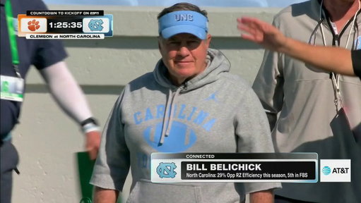 This moment between Coach Saban and Coach Belichick 🤣🤣🤣 