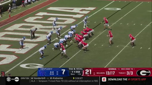 DILLON BELL AGAIN 🔊

📺 ABC

#GoDawgs | @dillonbell6_ 