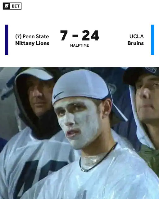 O-4 UCLA (+24.5) ARE UP BY 20 POINTS ON NO. 7 PENN STATE 😱

✅ UCLA +750 1H ML
✅ UCLA +14.5 1H Spread
✅ O 26.5 1H Total Points 