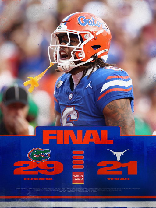 Only Gators get out alive. 

Presented by @WellsFargo 