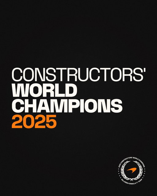 CONSTRUCTORS' WORLD CHAMPIONS 2025 🏆🧡

#McLaren 