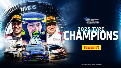 🛞🏆  2025 TYRE CHAMPIONS  🏆🛞

@pirellisport finish the 2025 season as ERC Tyre Supplier Champions!
Setting the pace, round after round. 👏👏 