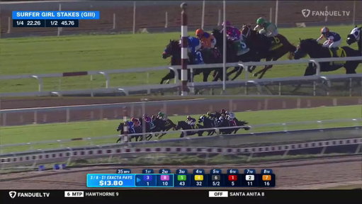 BRAVE DEB ($23.80) caps off the weekend for @spendthriftfarm with a brilliant win in the $100,000 Surfer Girl Stakes (G3) at @santaanitapark. @MircoDemuro1 #ミルコデムーロ was on board the daughter of Authentic (Spendthrift Farm) for trainer Richard Mandella. 