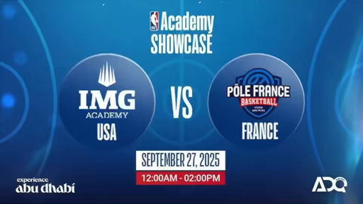 Highlights from our win in Game 3 of the NBA Academy Showcase vs. INSEP (France) 

Top Performers:

Chase Foster 24 PTS | 11 REB | 4 AST
Cole Cloer 23 PTS | 3 AST
Aziz Olajuwon 13 PTS | 11 REB
Max Meyer 10 PTS | 7 REB | 3 AST | 2 BLK 